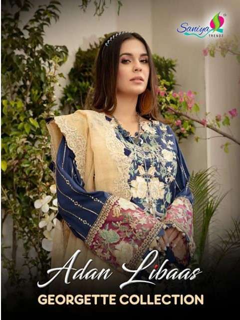 SANIYA TRENDZ ADAN LIBAAS- GEORGETTE COLLECTION